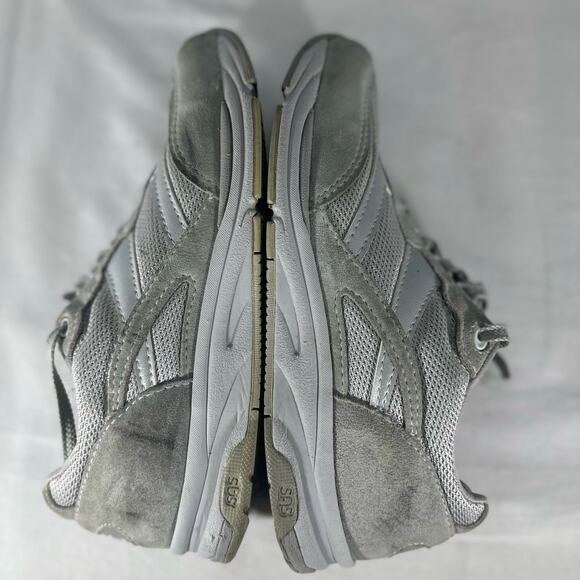 SAS Women’s sz 7 Grey Journey Mesh Lace Up Sneakers Comfort Diabetic Medicare - Picture 10 of 11